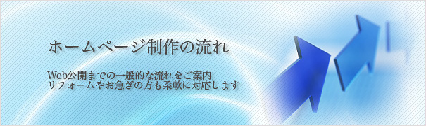 制作の流れ 見出し 制作の流れ 見出し