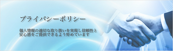 Web料金表 見出し プライバシーポリシー 見出し